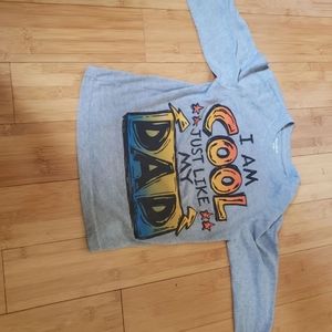 Boys Gray Cool like Dad Longsleeve
